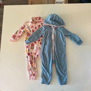 2 Carter's Fall Jumpsuit Playsuit